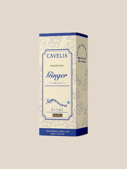 CAVELIA HAIR COLOR TREATMENT SHAMPOO 500ml （Black / Brown）