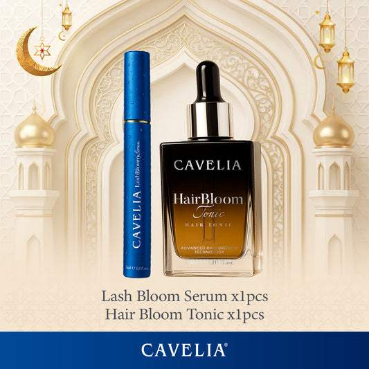 CAVELIA Treatment Pack (1 Hair Tonic + 1 Eyelash)