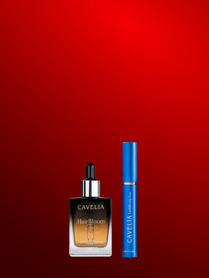 CAVELIA Treatment Pack (1 Hair Tonic + 1 Eyelash)