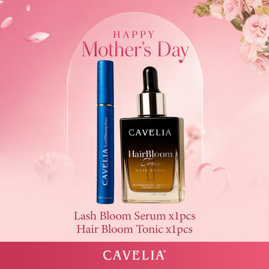 CAVELIA Treatment Pack (1 Hair Tonic + 1 Eyelash)