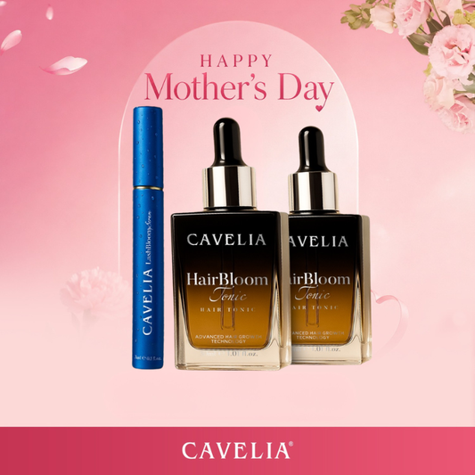 CAVELIA Treatment Pack (2 Hair Tonic + 1 Eyelash)