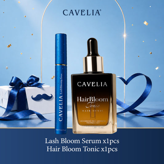 CAVELIA Treatment Pack (1 Hair Tonic + 1 Eyelash)