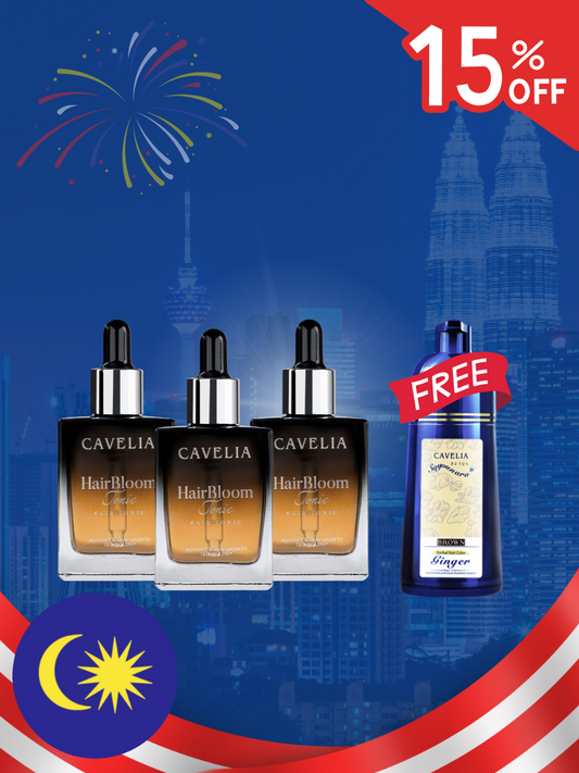 CAVELIA HAIR BLOOM TONIC (3 Bottles)
