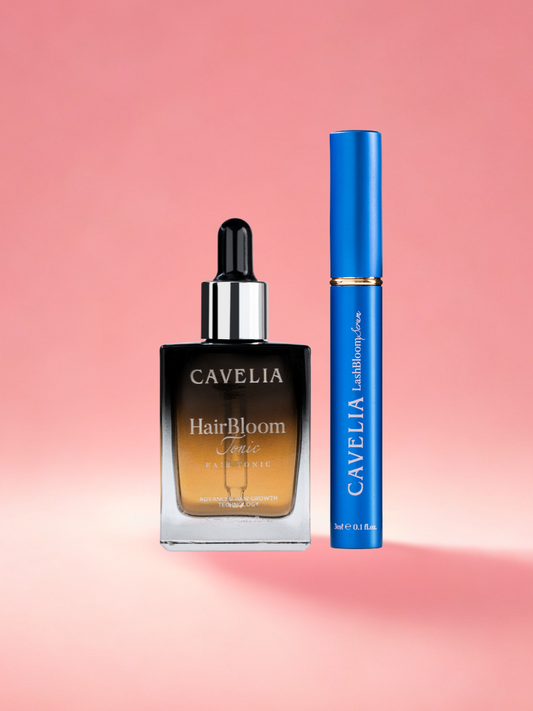 CAVELIA Bundle Pack (1 Hair Tonic + 1 Eyelash)