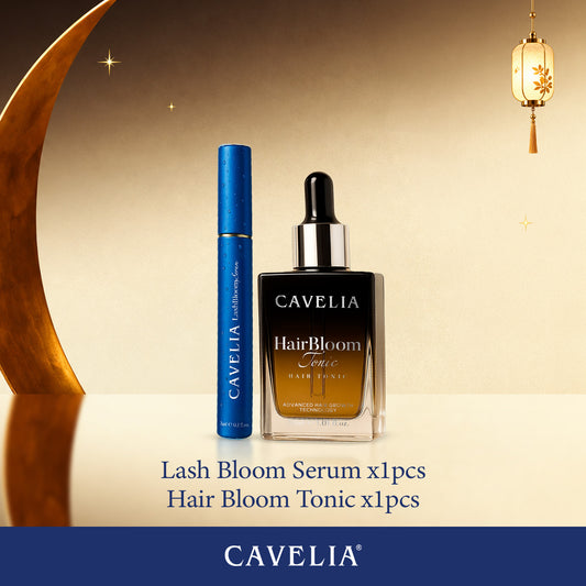 CAVELIA Treatment Pack (1 Hair Tonic + 1 Eyelash)